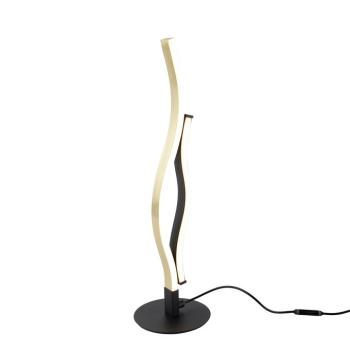 Design tafellamp zwart met goud incl. LED dimbaar - Blaze kép