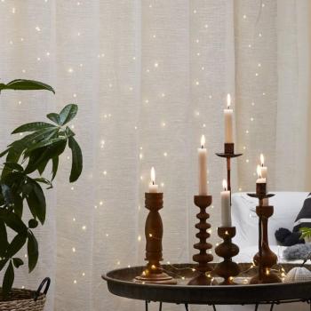Dew Drops LED fényfüggöny, magassága 100 cm kép