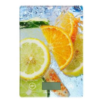  Digitális konyhai mérleg 2xAAA citrus színben  kép