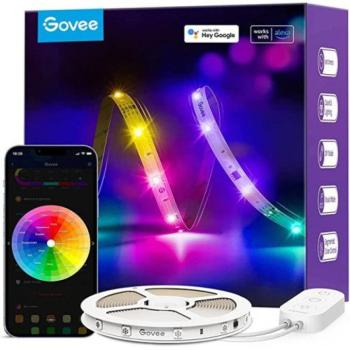 Digitális LED szalag szett , RGB + IC (digitális) , 5m , Wi-Fi &amp; Bluetooth , GOVEE kép