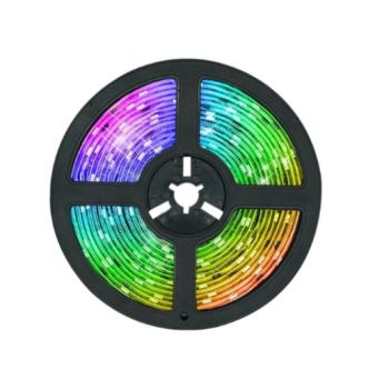 DIGITÁLIS LED szalag szett (vezérlő+tápegység+távirányító) , 5 m , RGB kép