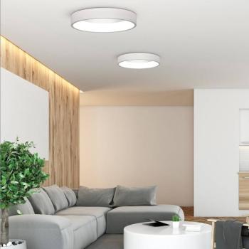 Dilga LED mennyezeti lámpa, Ø 60 cm, Casambi, 48 W, fehér kép