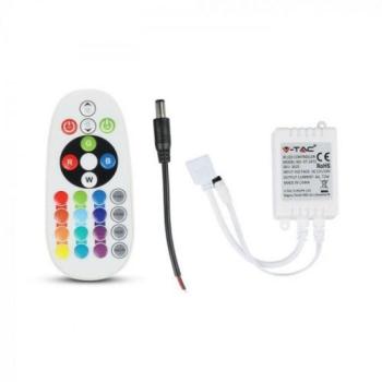 Dimmer , RGB , Távirányítós , 12V , 72Watt , 6A , 24 gombos , infravörös érzékelővel kép