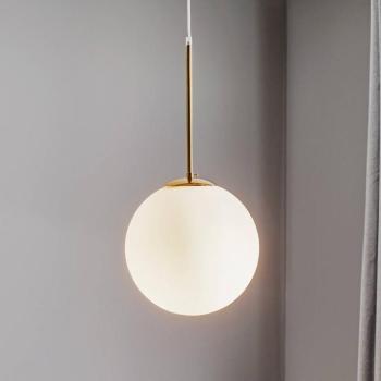 Dione függő világítás, 1 izzós, fehér/arany 30 cm kép