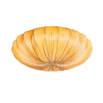 Dizájn mennyezeti lámpa bézs 60 cm 5-lámpás - Plu kép