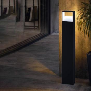 Doninni 1 LED talapzati lámpa, antracit 80cm magas kép