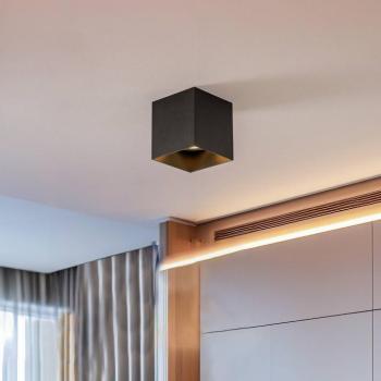 Downlight Cobble szögletes formában, fekete kép