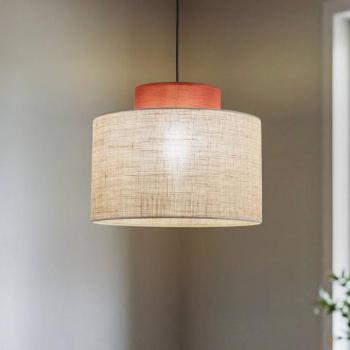 Duo függőlámpa, Ø 20 cm, rozsdabarna/természetes barna, juta kép