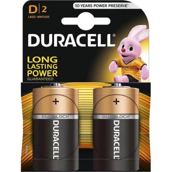 Duracell Duracell 2x Alkáli LR20/D 1,5V 12500 mAh Basic elem  kép