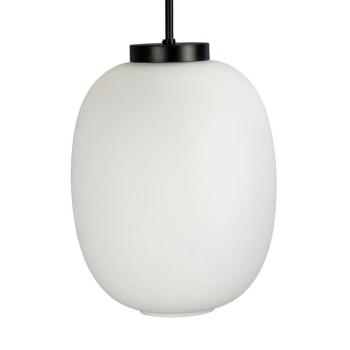 Dyberg Larsen DL39 függő Ø 25 cm opálfehér/fekete kép