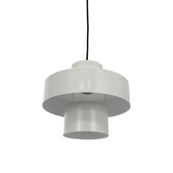 Dyberg Larsen függőlámpa Stoke, gittfehér, Ø 20 cm, fém kép