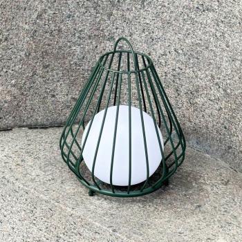 Dyberg Larsen LED-es újratölthető asztali lámpa Evesham, magasság 38 cm kép
