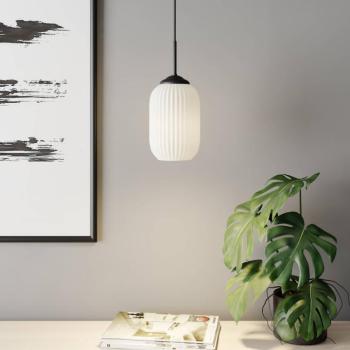Dyberg Larsen Riflet üveg függőlámpa, Ø 14 cm kép