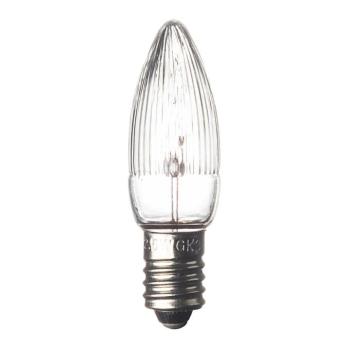 E10 3 W, 14 V tartalék izzók, 3db gyertyaforma kép