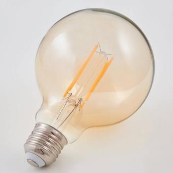E27 LED izzólámpa 6W 500lm, borostyán 1,800K kép