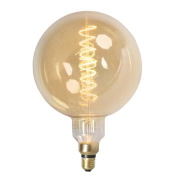 E27 szabályozható LED izzó spirális izzószál G200 3W 200lm 2100K kép