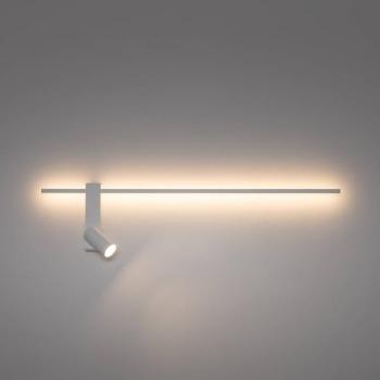 EASY LEFT fali lámpa, fehér, szélesség 80 cm, fém, GU10 + LED kép