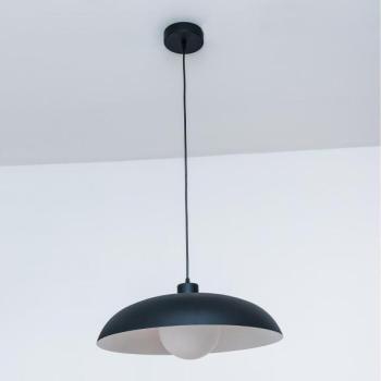  ECLIPSE kábellel függesztett csillár 1xE27/15W/230V fekete/fehér  kép