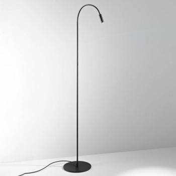 Egger DLS LED állólámpa Zooom, hajlítható karral, fekete kép