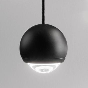 Egger DLS LED-es függőlámpa Cleo, fekete kép