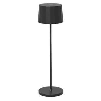 Egger DLS LED-es, újratölthető asztali lámpa Tosca, fekete színben kép