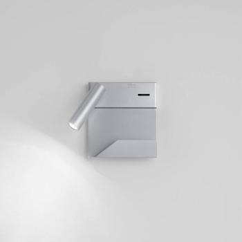 Egger DLS LED fali lámpa Rona, USB csatlakozó, polc kép