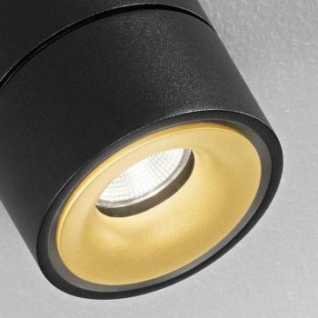 Egger DLS LED reflektor Clippo Duo, fekete-arany, 2700K kép
