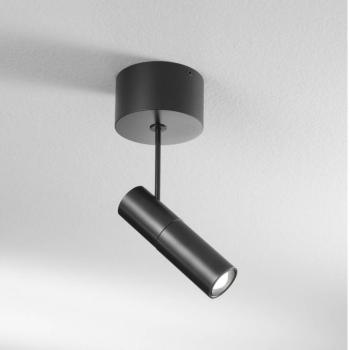 Egger DLS LED reflektor Zooom XL, felszíni szerelés, 2,700K, fekete kép