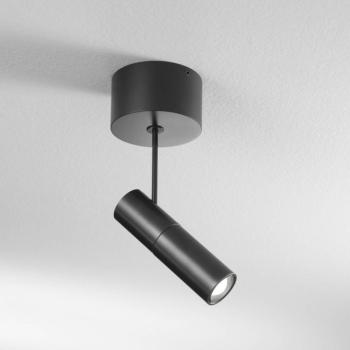Egger DLS LED reflektor Zooom XL, felszíni szerelés, 3,000K, fekete kép