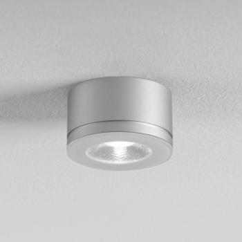 Egger DLS Newton downlight, szürke, 30°, 3.000 K Ø 6,3 cm IP54 kép