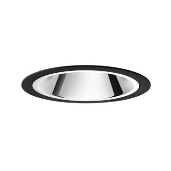 Egger DLS süllyesztett lámpa Centro fekete Ø 11,5 cm 3.000 K 75° kép
