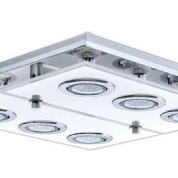 EGLO , 30932 , CABO , mennyezeti lámpa , GU10 , 6X2,8W , IP20 , fehér, átlátszó kép