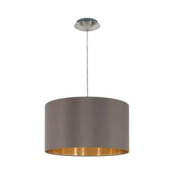 EGLO , 31603 , MASERLO , függeszték , E27 , 1X60W , IP20 , cappuccino, arany kép