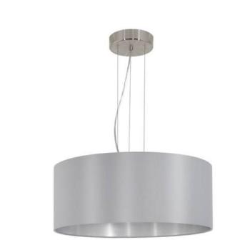 EGLO , 31606 , MASERLO , függeszték , E27 , 3X60W , IP20 , szürke, ezüst kép