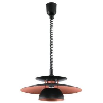 EGLO , 31666 , BRENDA , függeszték , E27 , 1X60W , IP20 , fekete, vörösréz kép