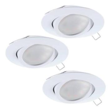 EGLO , 31683 , TEDO , süllyesztett lámpa , GU10 , 3X4,6W , IP20 kép