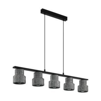 EGLO , 39855 , HILCOTT , függeszték , E27 , 5X40W , IP20 , horganyzott kép