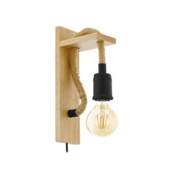EGLO , 43197 , RAMPSIDE , fali lámpa , E27 , 1X28W , IP20 kép