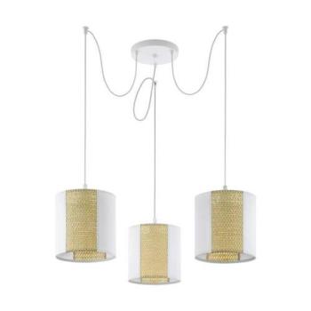 EGLO , 43403 , ARNHEM , függeszték , E27 , 3X40W , IP20 , fehér, barna kép