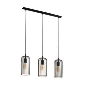 EGLO , 49645 , ROCCAMENA , függeszték , E27 , 3X60W , IP20 kép