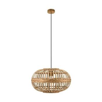 EGLO , 49771 , AMSFIELD , függeszték , E27 , 1X60W , IP20 , barna kép