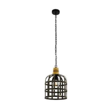 EGLO , 49785 , OLDCASTLE , függeszték , E27 , 1X60W , IP20 , ezüst, aranyszínű kép