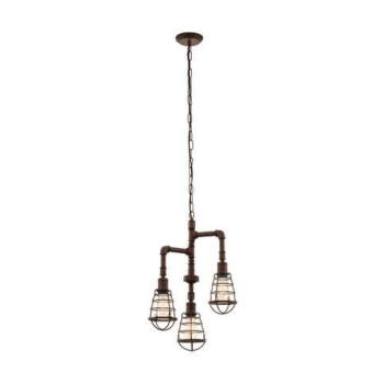 EGLO , 49808 , PORT SETON , függeszték , E27 , 3X60W , IP20 kép