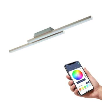 EGLO connect Fraioli-Z LED mennyezeti lámpa nikkel kép