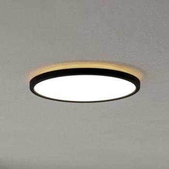 EGLO connect LED-es mennyezeti lámpa Rovito-Z, fekete, Ø 30 cm kép