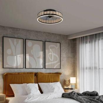 EGLO Frana LED mennyezeti világítás ventilátorral kép