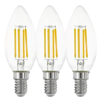 Eglo KÉSZLET 3x LED Izzó VINTAGE C35 E14/4W/230V 2700K  kép