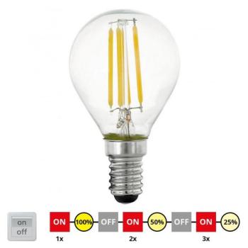 Eglo LED Dimmelhető izzó VINTAGE P45 E14/4W/230V 2700K  kép
