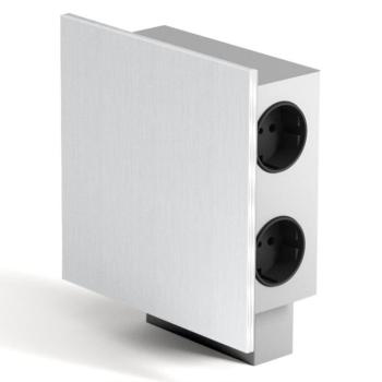 Elektromos doboz 3 aljzattal és 2 USB aljzattal kép