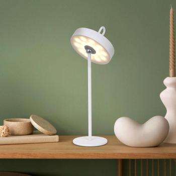 Ella LED-es újratölthető asztali lámpa, mágneses, fehér kép